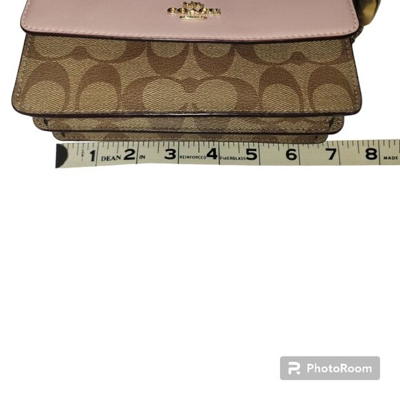 COACH PINK/BROWN WRISTLET/PURSE - Picture 9 of 16